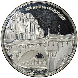 фото для Монета 20 евро 2007 400 лет мосту Пон-Нёф Франция Аверс