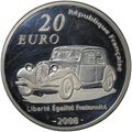 Монета 20 евро 2008 Андре Ситроен Франция