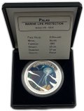 Монета 5 долларов 2002 Защита морской жизни - Медуза Палау