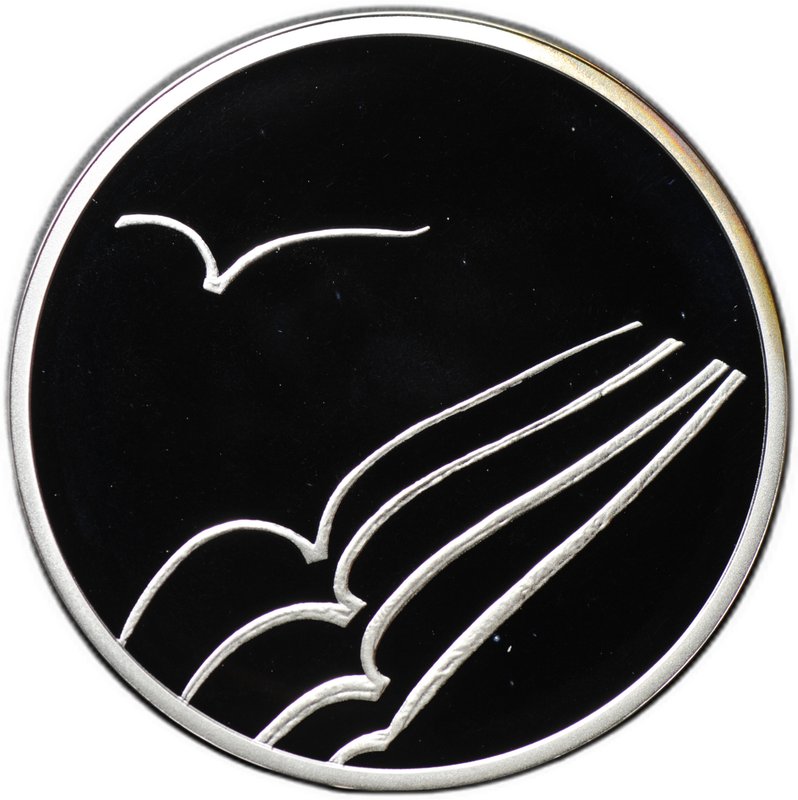 Монета 5 евро 2015 Литовская культура - Литература Литва