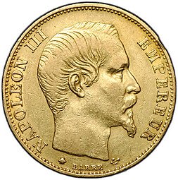 фото для Монета 20 франков 1860 BB Франция Аверс