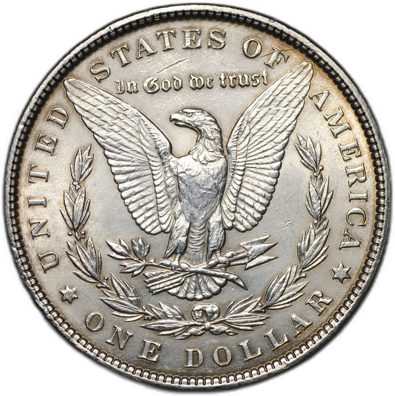 Монета 1 доллар 1886 Моргана США