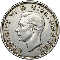 фото для Монета 1 крона 1937 Коронация Короля Георга VI Великобритания Аверс