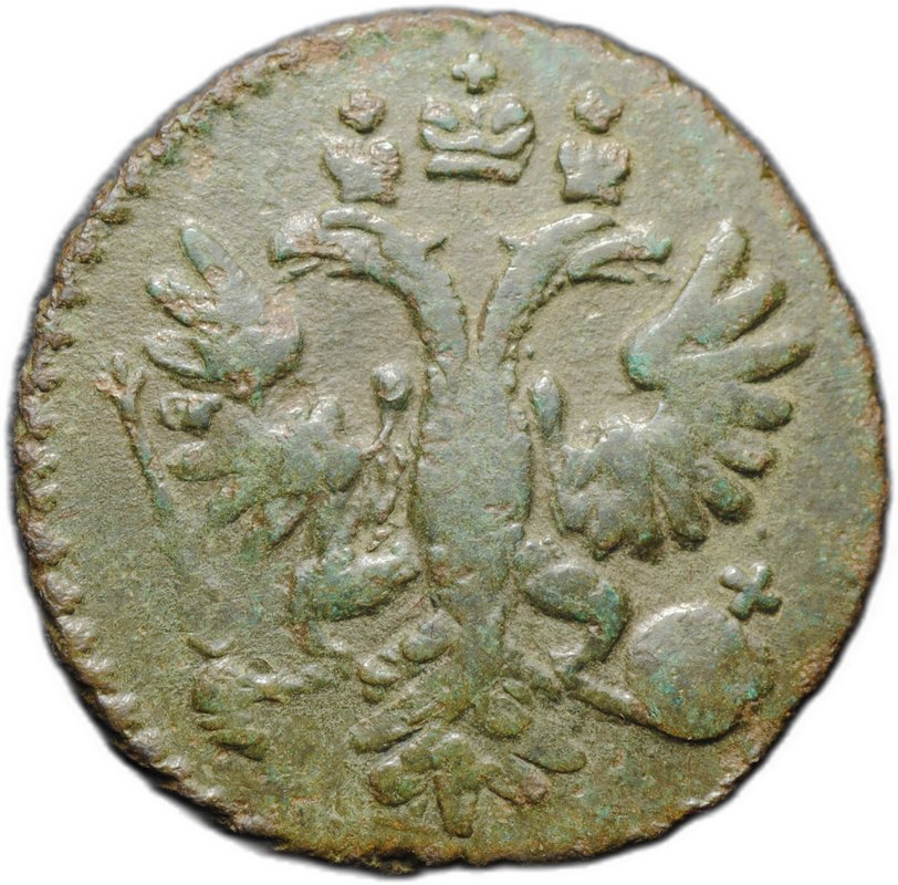 Монета Полушка 1730