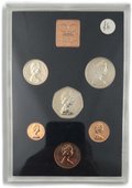 Годовой набор 1/2, 1 пенни, 2, 5, 10, 50 пенсов 1976 Великобритания 6 монет