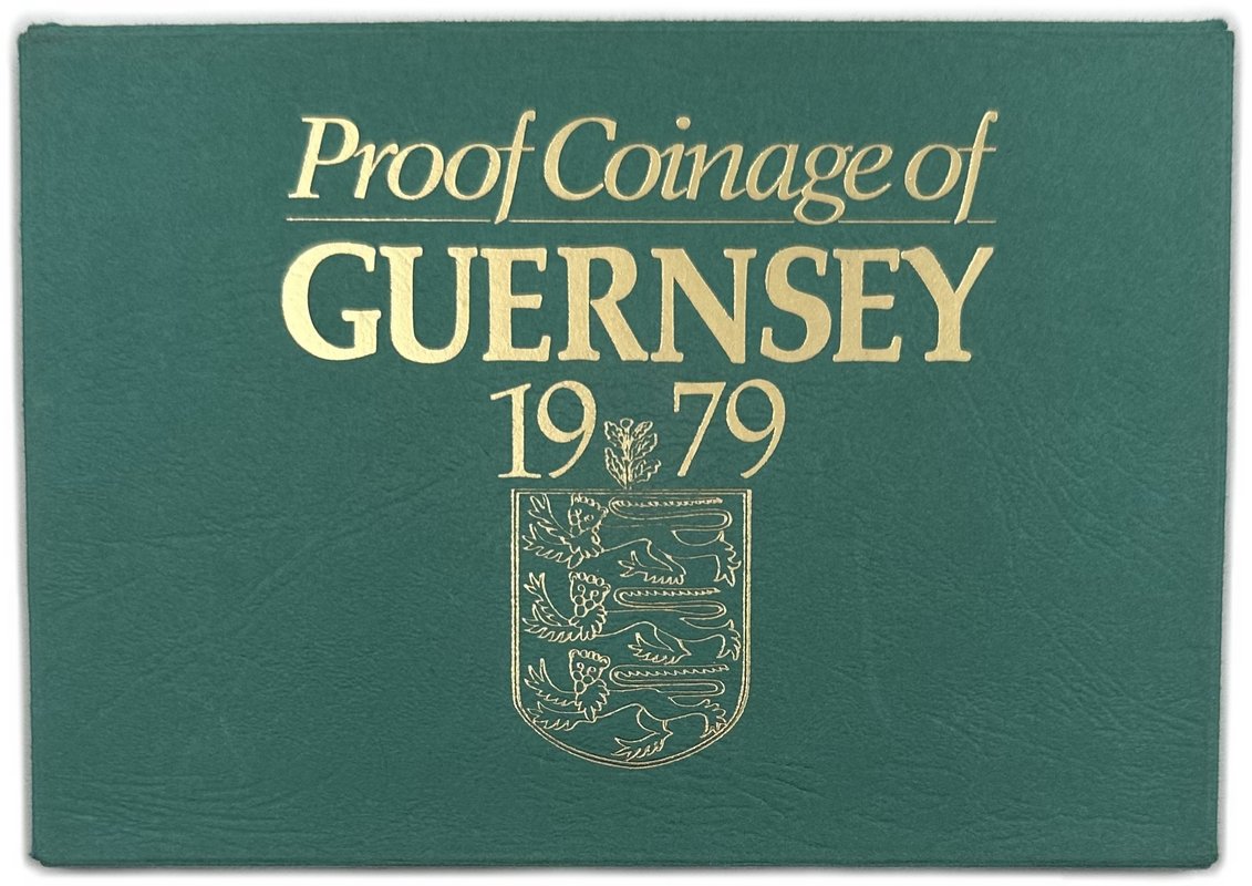 Годовой набор 1/2, 1 пенни, 2, 5, 10, 50 пенсов 1979 Гернси 6 монет