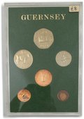 Годовой набор 1/2, 1 пенни, 2, 5, 10, 50 пенсов 1979 Гернси 6 монет