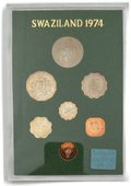 Годовой набор 1, 2, 5, 10, 20, 50 центов, 1 лилангени 1974 Эсватини (Свазиленд)