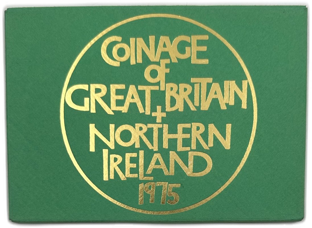 Годовой набор 1/2, 1 пенни, 2, 5, 10, 50 пенсов 1975 Великобритания и Северная Ирландия 6 монет