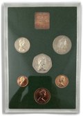 Годовой набор 1/2, 1 пенни, 2, 5, 10, 50 пенсов 1975 Великобритания и Северная Ирландия 6 монет