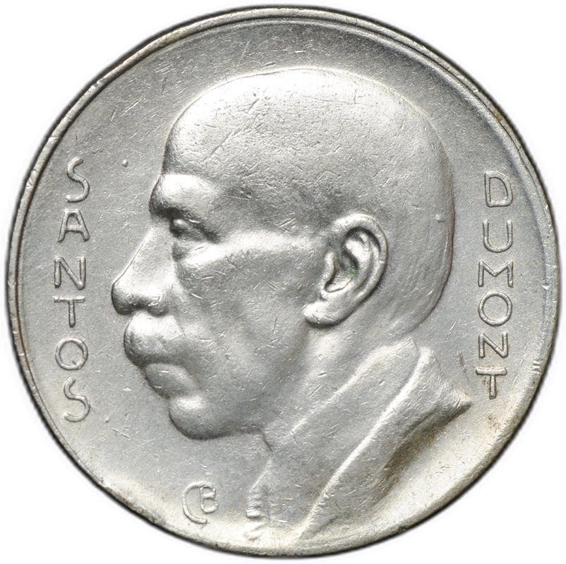 Монета 5000 реалов (рейс) 1937 Бразилия