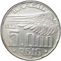 Монета 5000 реалов (рейс) 1937 Бразилия