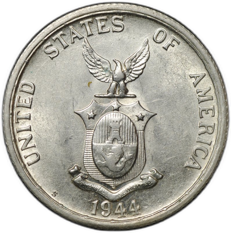 Монета 50 сентаво 1944 Филиппины