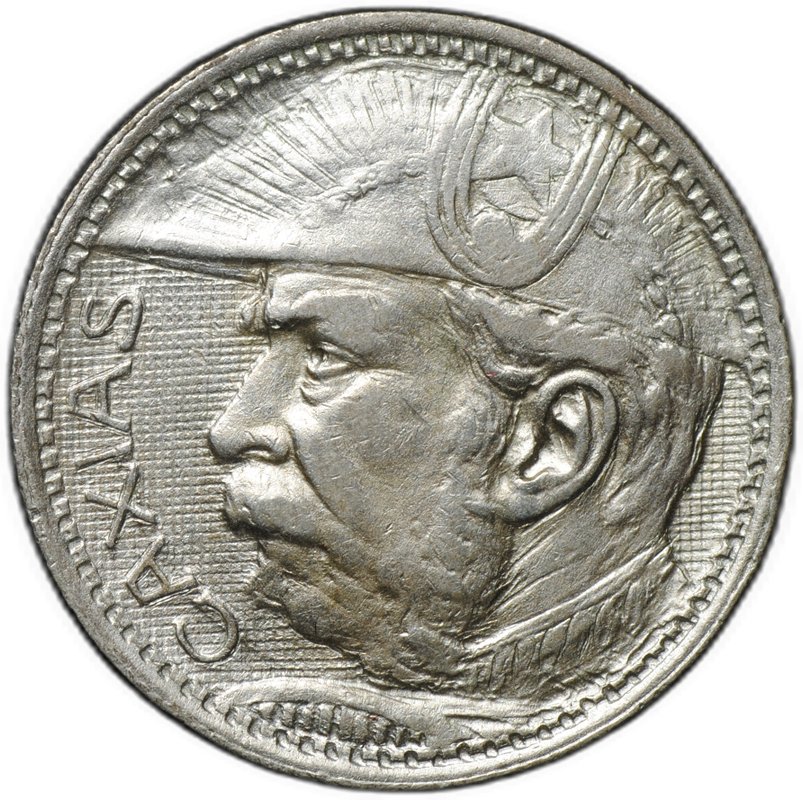 Монета 2000 реалов (рейс) 1935 Бразилия