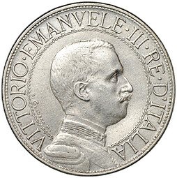 фото для Монета 2 лиры 1912 Италия Аверс