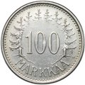 Монета 100 марок 1956 Финляндия