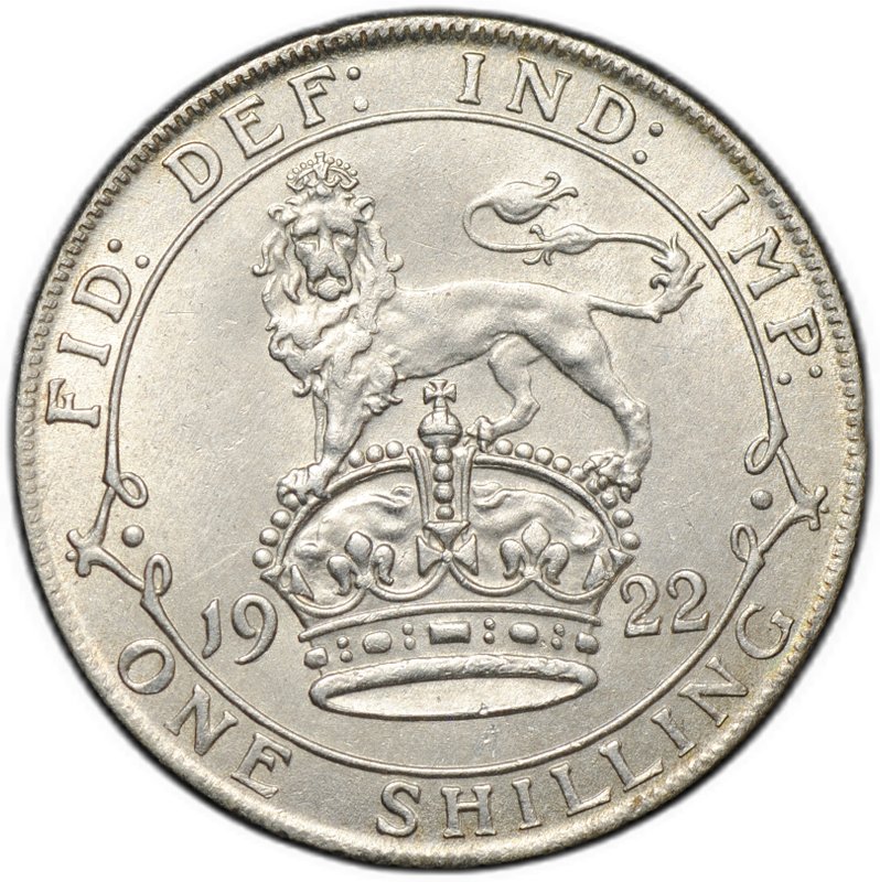 Монета 1 флорин 1922 Великобритания
