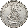 Монета 1 шиллинг 1936 Великобритания