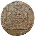 Монета Денга 1768 КМ Сибирская