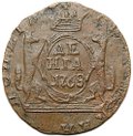 Монета Денга 1768 КМ Сибирская