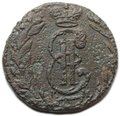 Монета Полушка 1770 КМ Сибирская