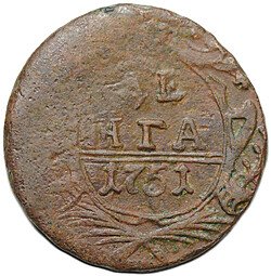 фото для Монета Денга 1751 Аверс