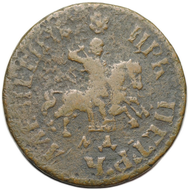 Монета 1 копейка 1705 МД