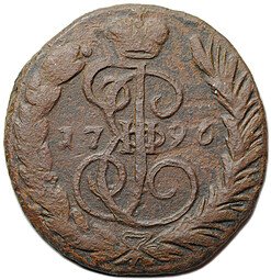 фото для Монета 1 копейка 1796 ЕМ Аверс