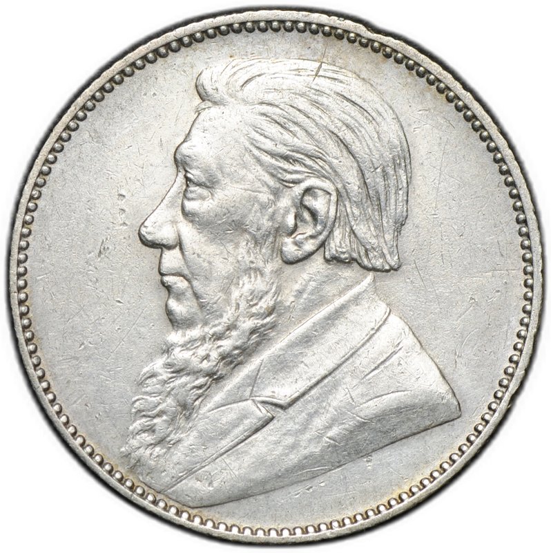 Монета 1 шиллинг 1897 Южная Африка ЮАР Трансвааль