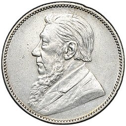 фото для Монета 1 шиллинг 1897 Южная Африка ЮАР Трансвааль Аверс