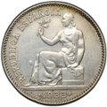 Монета 1 песет 1933 Испания