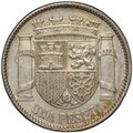 Монета 1 песет 1933 Испания
