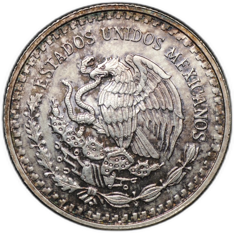 Монета 1/4 онза (уцнция серебра) 1992 Свобода Мексика