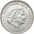 Монета 1 гульден 1956 Нидерланды