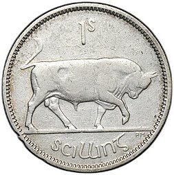 фото для Монета 1 шиллинг 1939 Ирландия Аверс