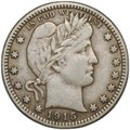 Монета Квотер (1/4 доллара) 1915 D Barber Quarter США