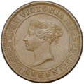 Монета 1 цент 1870 Цейлон
