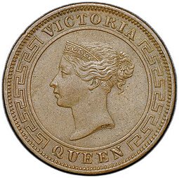 фото для Монета 1 цент 1870 Цейлон Аверс