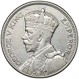 фото для Монета 1 шиллинг 1934 Фиджи Аверс