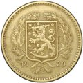 Монета 10 марок 1929 Финляндия