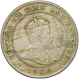 фото для Монета 1 пенни 1906 Ямайка Аверс