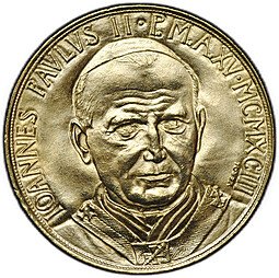 фото для Монета 200 лир 1993 Ватикан Аверс