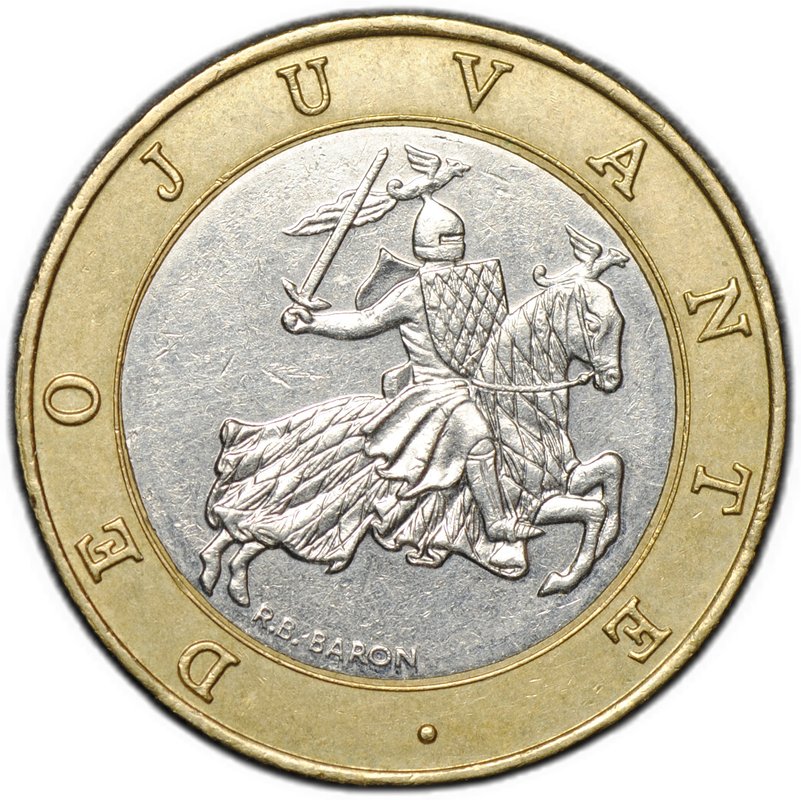 Монета 10 франков 1992 Монако