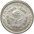Монета 5 центов 1964 ЮАР