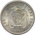 Монета 1 десимо 1916 Эквадор