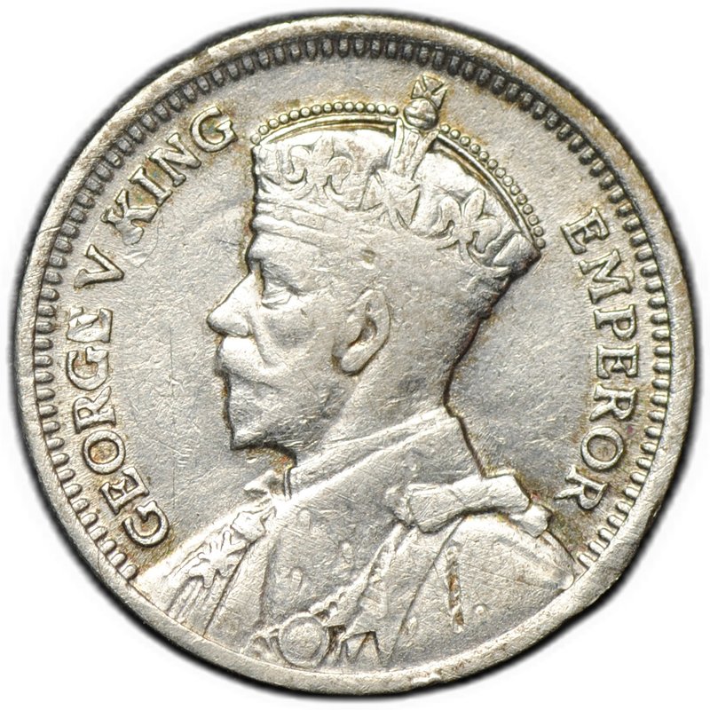 Монета 3 пенса 1943 Новая Зеландия