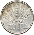 Монета 20 сентесимо 1954 Уругвай