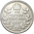 Монета 10 центов 1919 Канада