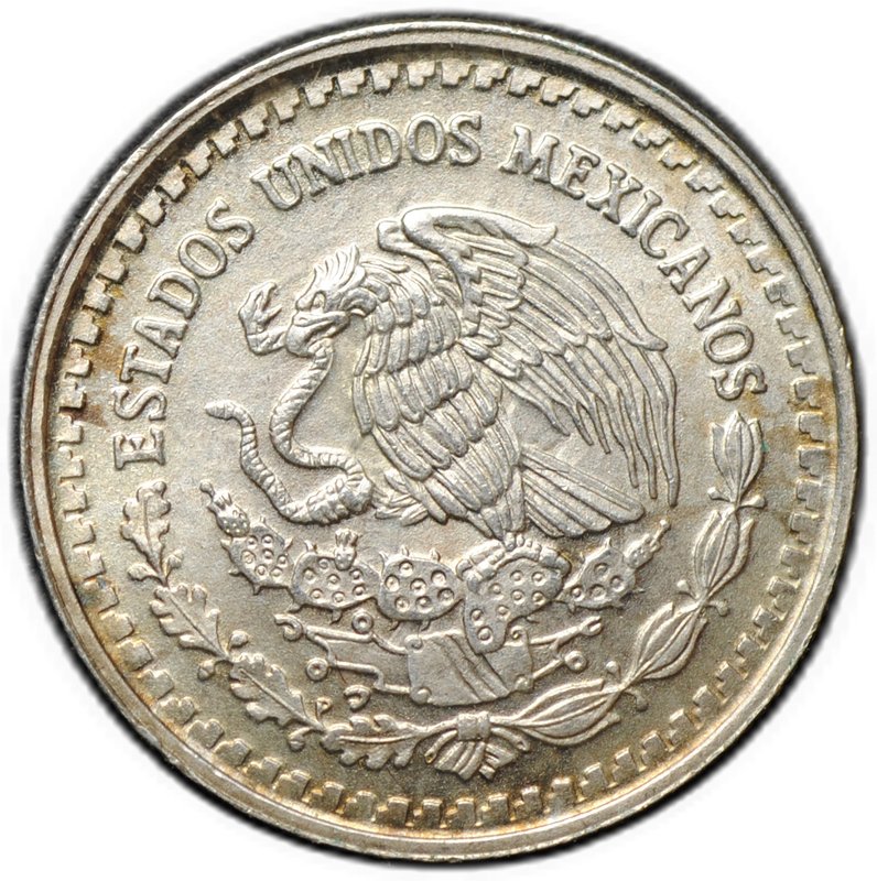 Монета 1/20 онза (уцнция серебра) 1992 Свобода Мексика