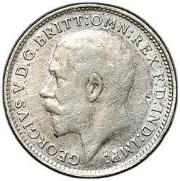 фото для Монета 3 пенса 1917 Великобритания Аверс